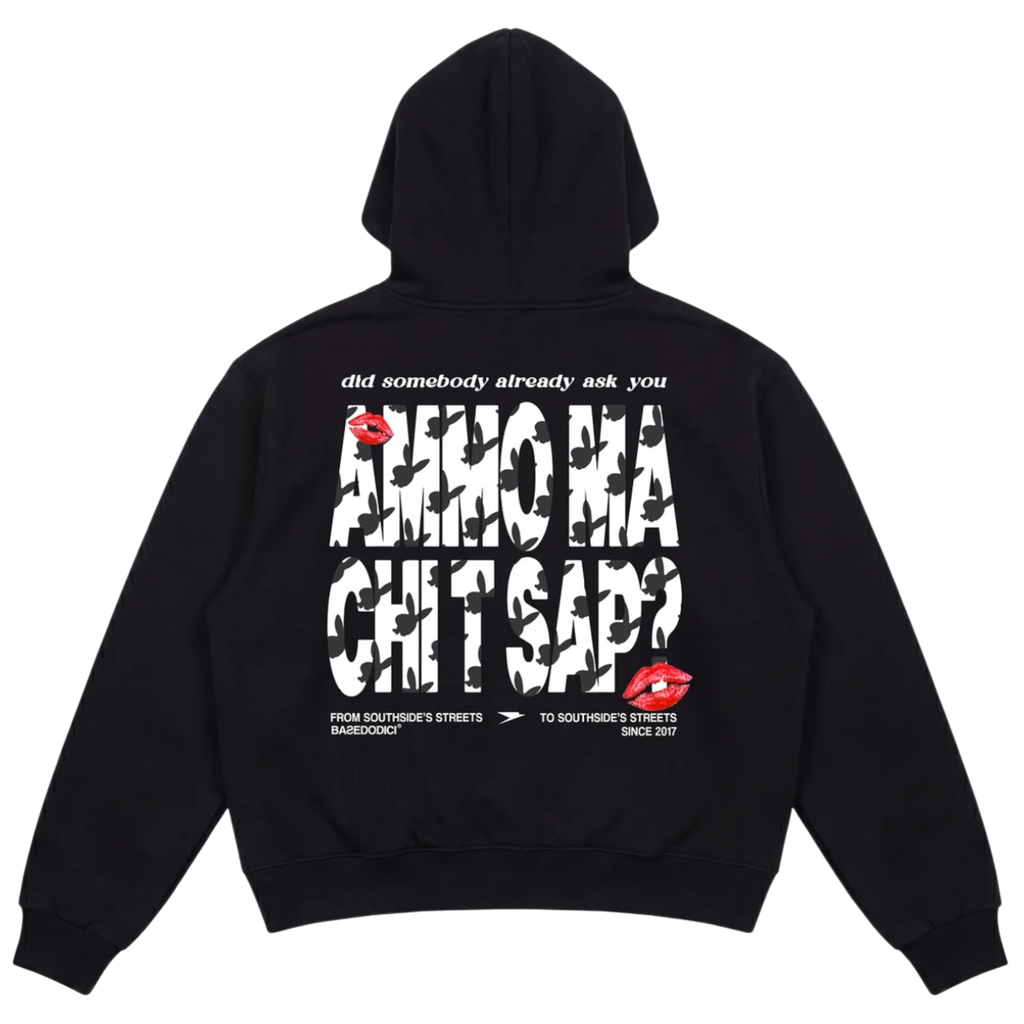 HOODIE "AMMO" CHI'T'SAP BLACK/PLBY