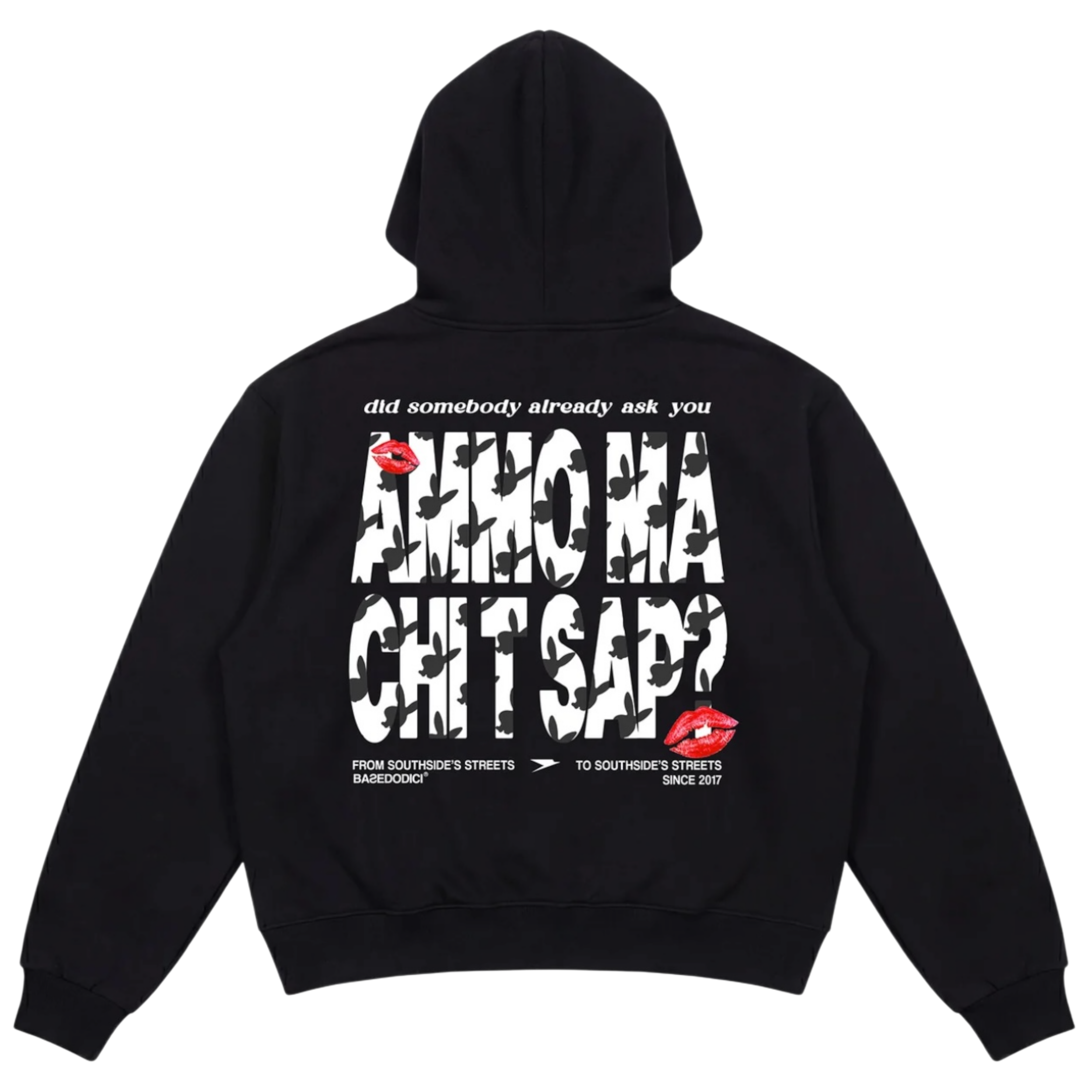 HOODIE "AMMO" CHI'T'SAP BLACK/PLBY