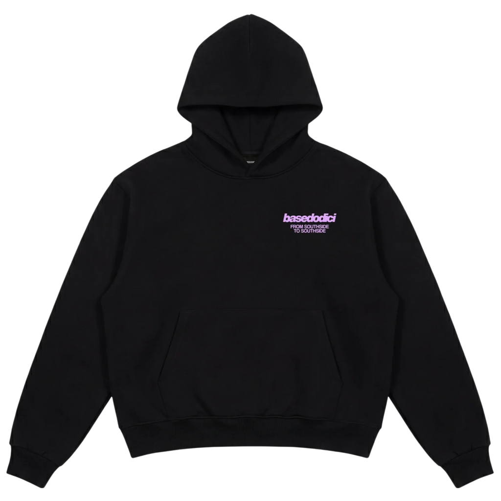 HOODIE "AMMO" CHI'T'SAP BLACK/FURRYPINK