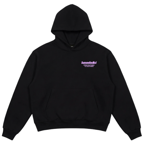 HOODIE "AMMO" CHI'T'SAP BLACK/FURRYPINK