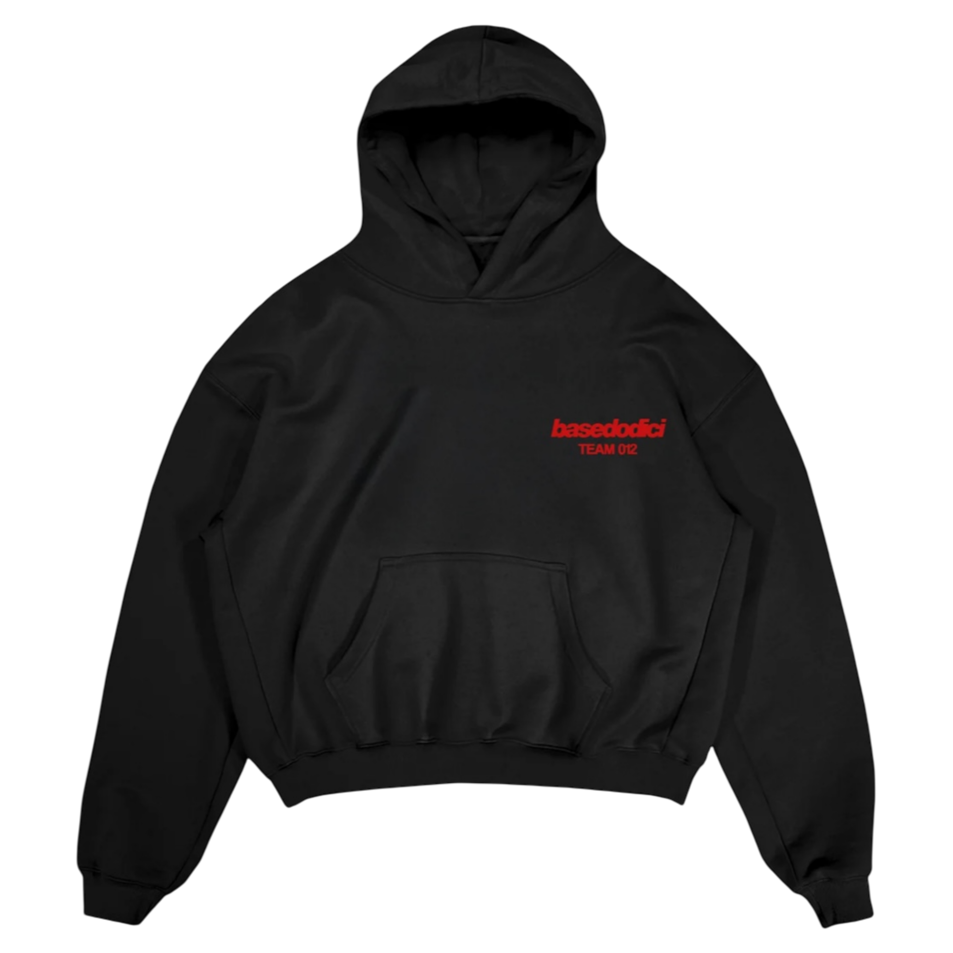 HOODIE "TEAM012" BACK 12 BLACK/RED