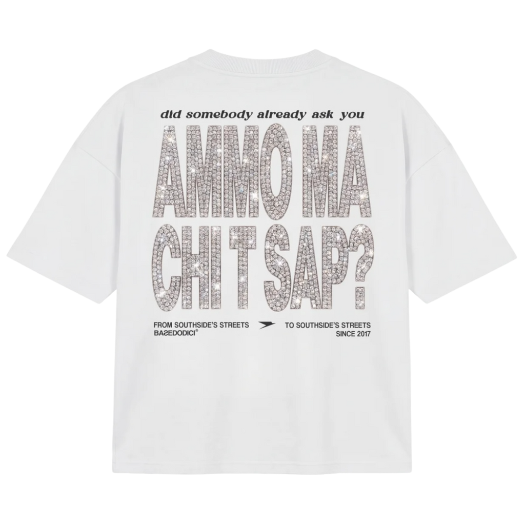 T-SHIRT "AMMO" CHI'T'SAP WHITE/GRILLZ