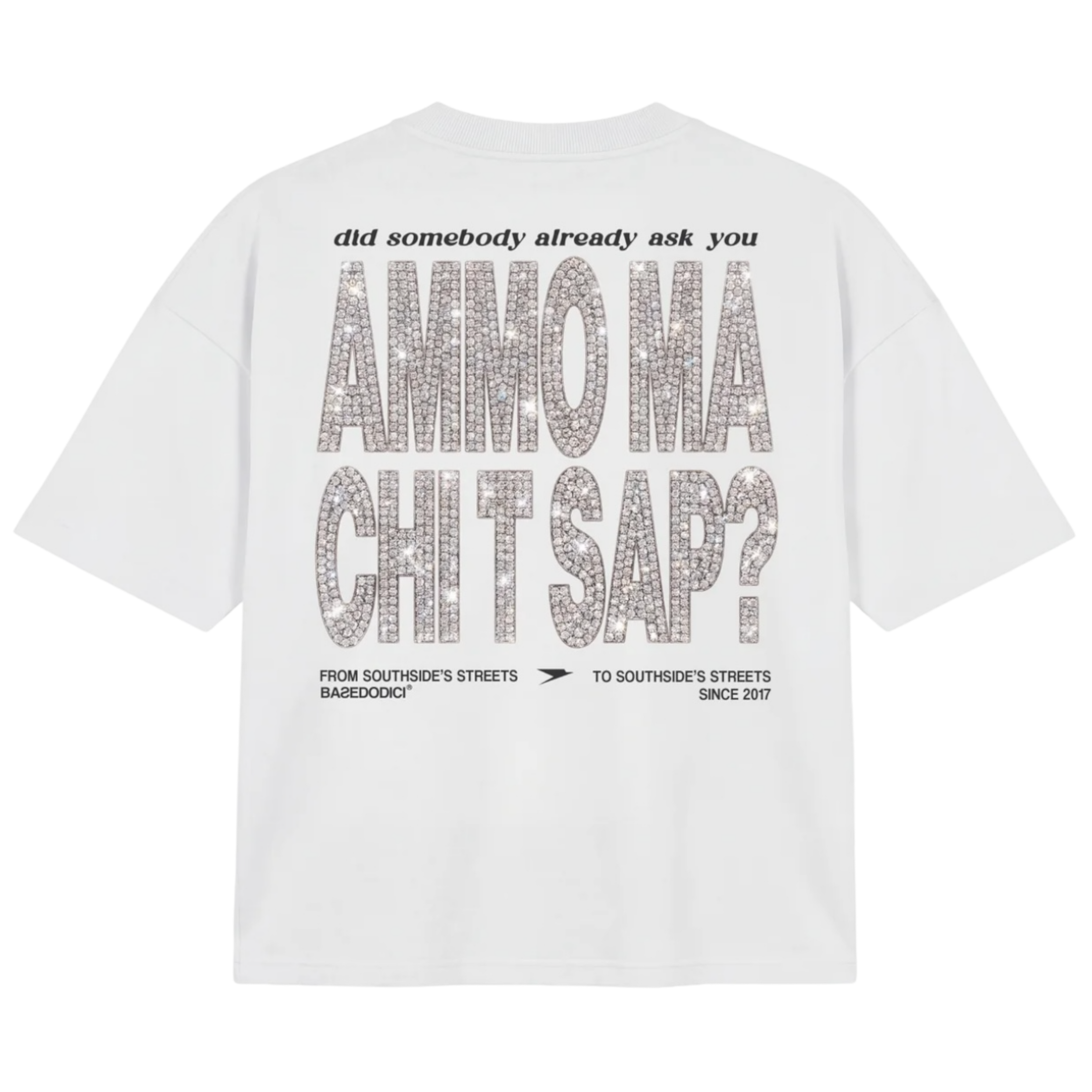 T-SHIRT "AMMO" CHI'T'SAP WHITE/GRILLZ