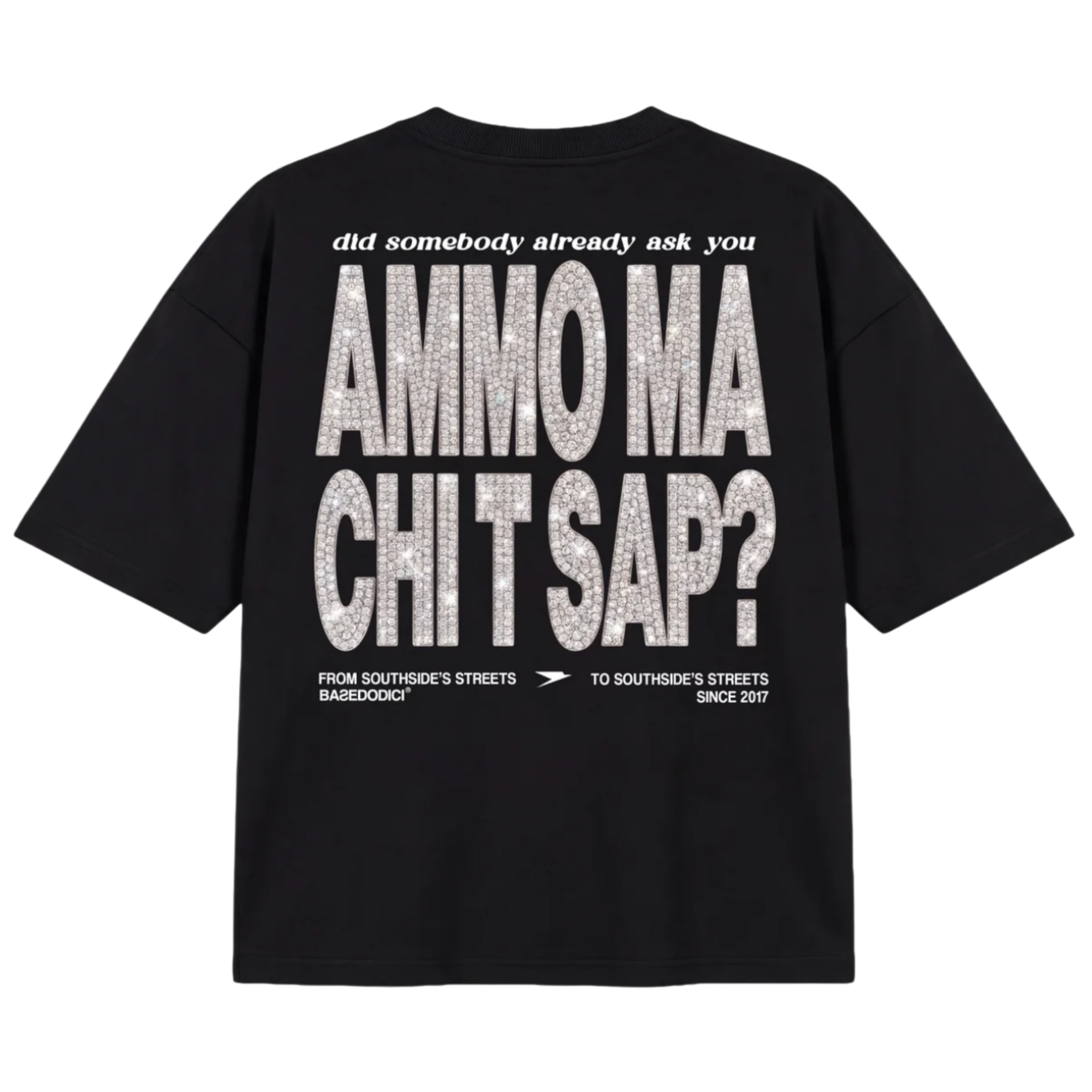 T-SHIRT "AMMO" CHI'T'SAP BLACK/GRILLZ