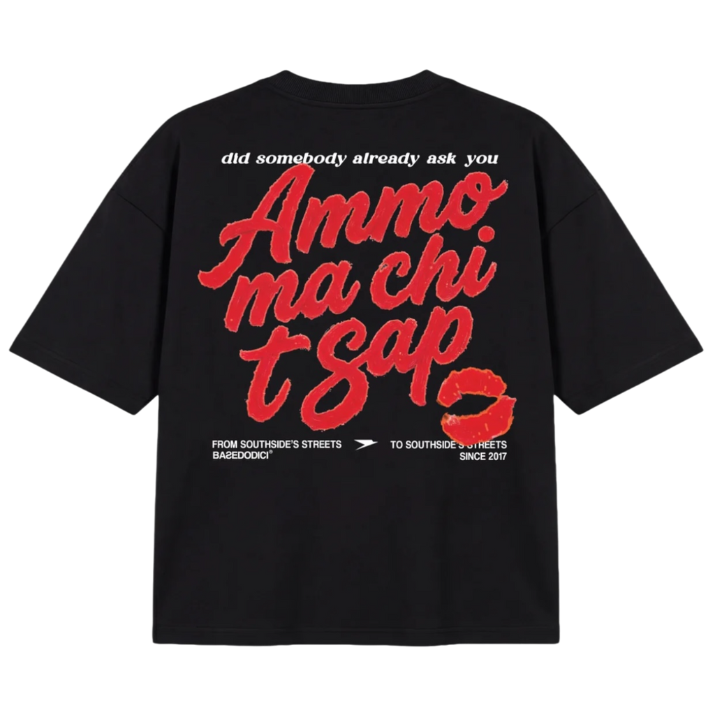 T-SHIRT "AMMO" CHI'T'SAP BLACK/GLOSS