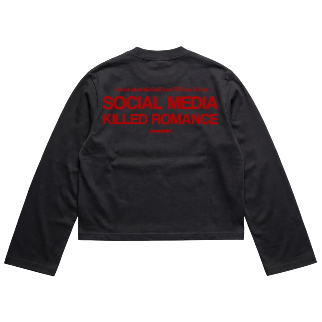 LONGSLEEVE "KILLED ROMANCE" BLACK/RED