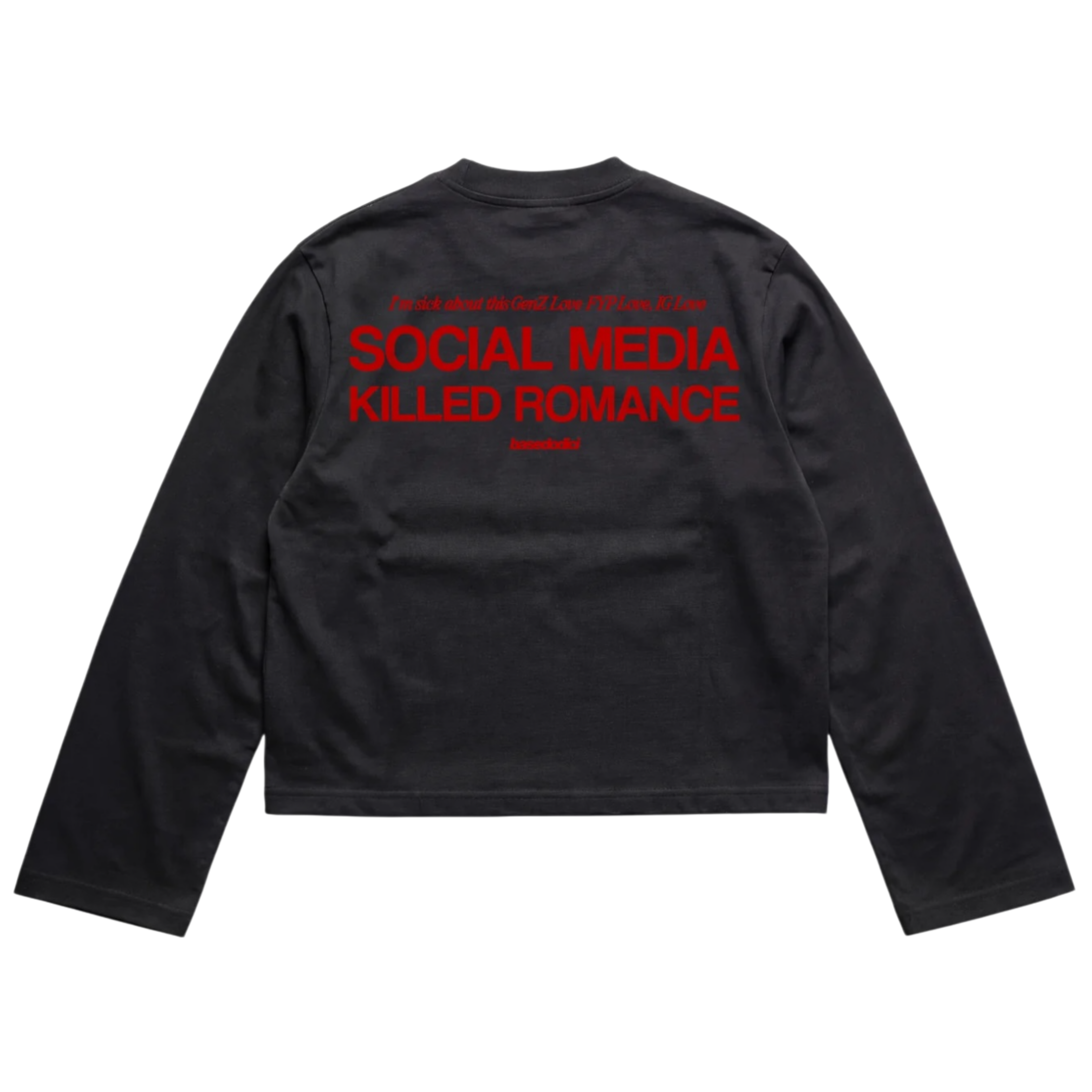 LONGSLEEVE "KILLED ROMANCE" BLACK/RED