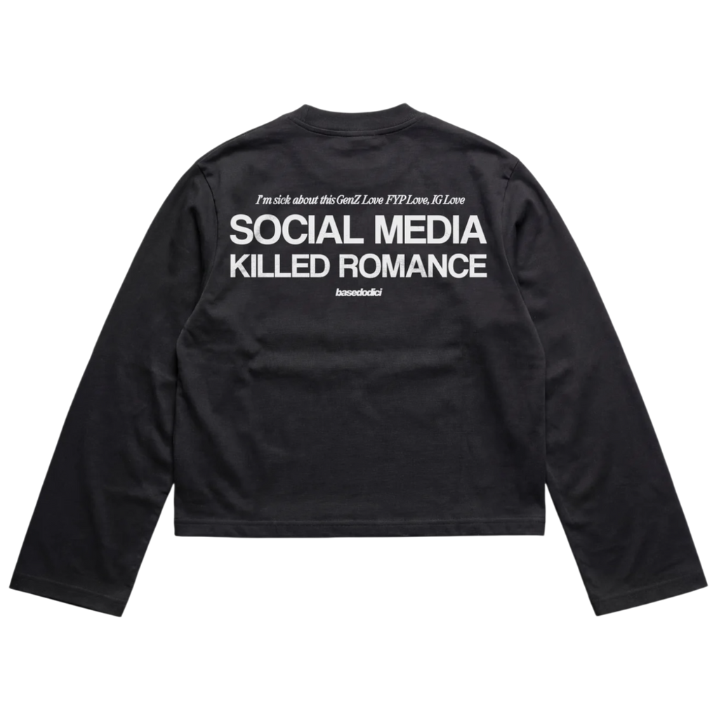 LONGSLEEVE "KILLED ROMANCE" BLACK/WHITE