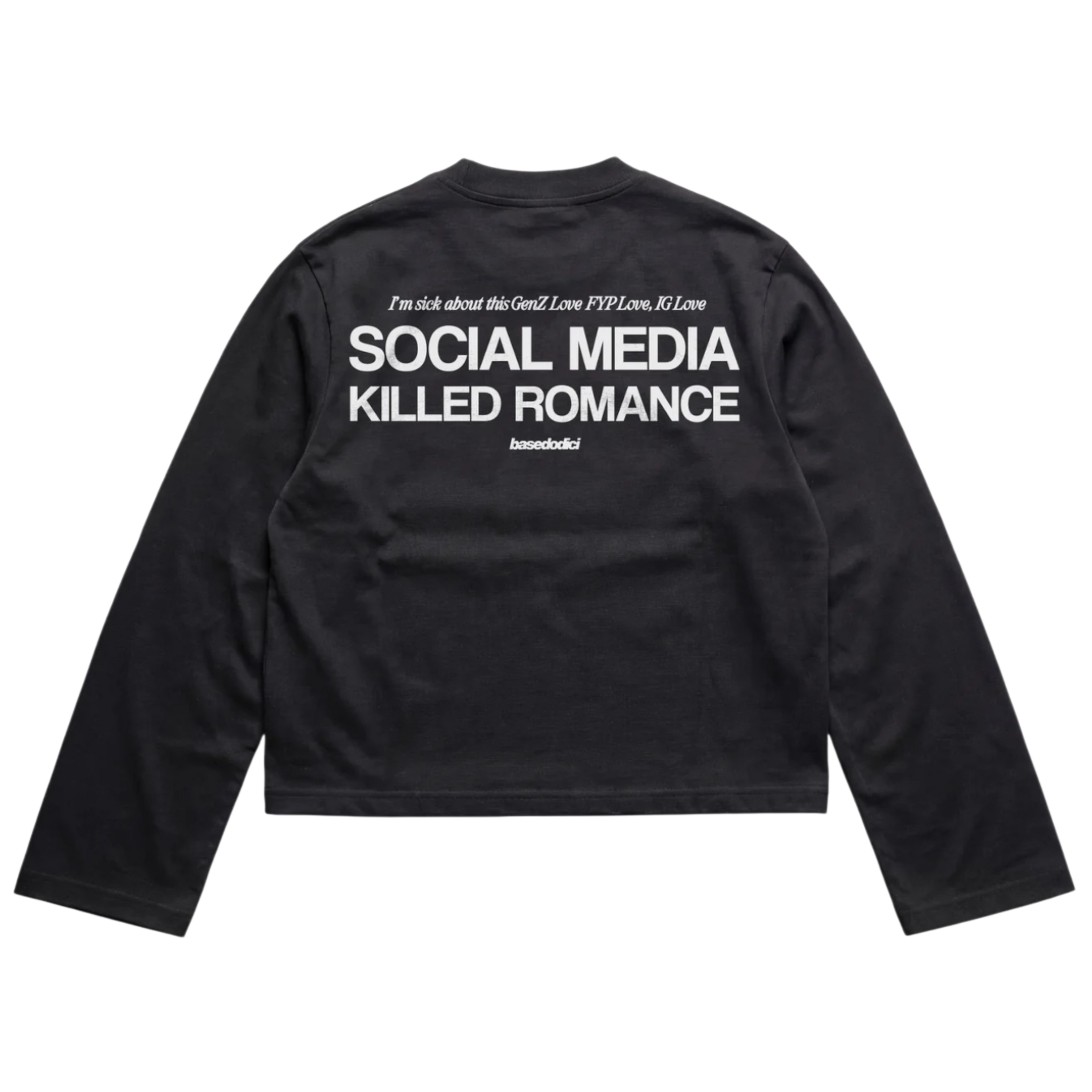 LONGSLEEVE "KILLED ROMANCE" BLACK/WHITE