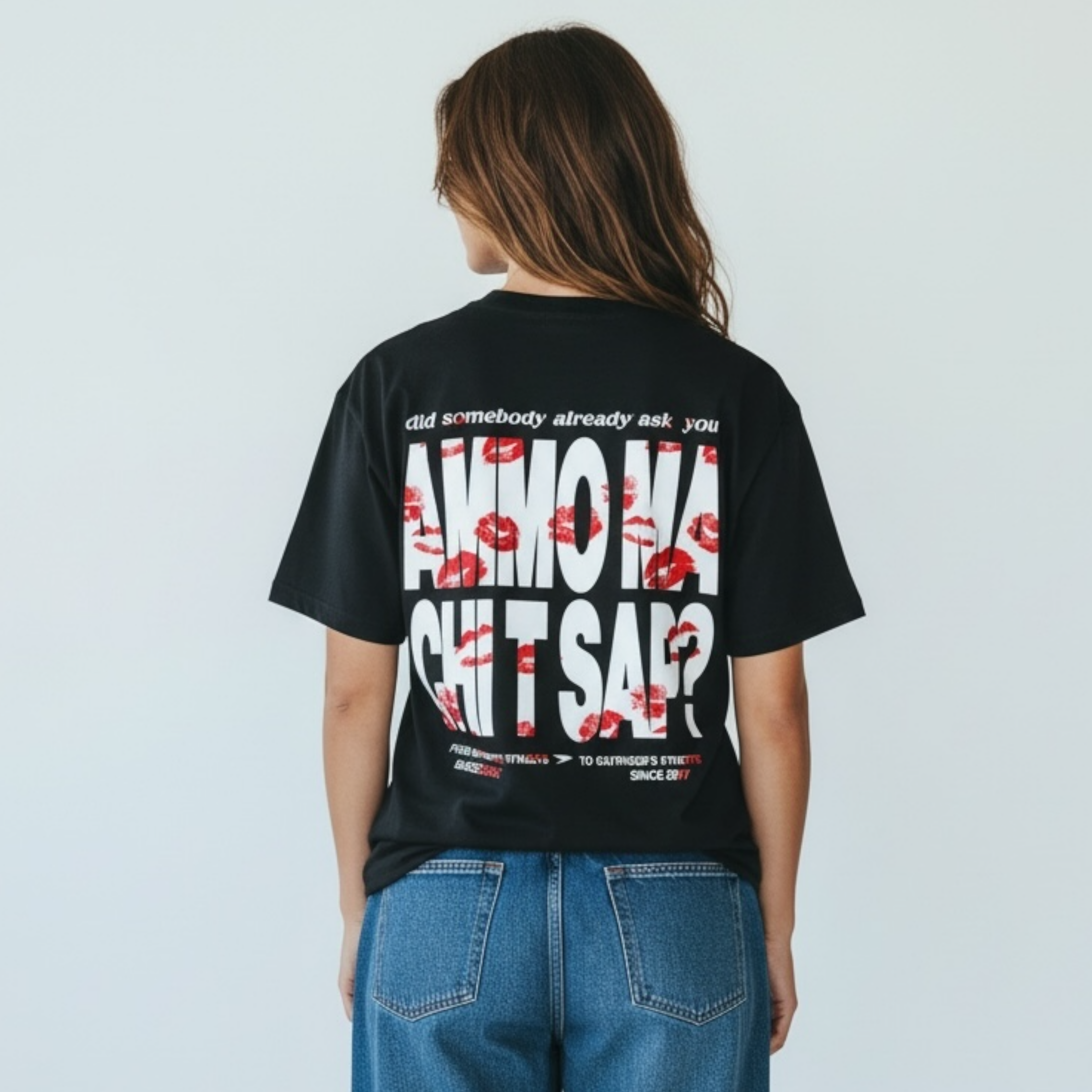 T-SHIRT “AMMO” CHI'T'SAP BLACK/KISS