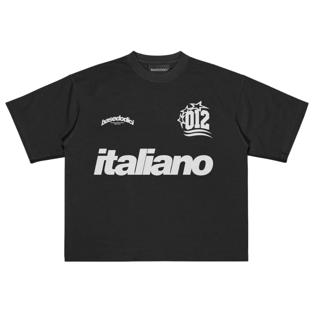 T-SHIRT "CRUEL SEASON" ITALIANO BLACK
