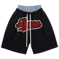 FLEECE JORTS "LAST DELIVERY" DOUBLELAYER LEAGUE BLACK