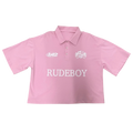 POLO RUDEBOY PINK/WHITE