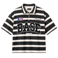 POLO "LAST DELIVERY" BASE STRIPE WHITE/BLACK