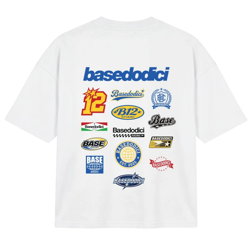 T-SHIRT "LAST DELIVERY" BACKLOGOS WHITE