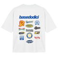 T-SHIRT "LAST DELIVERY" BACKLOGOS WHITE