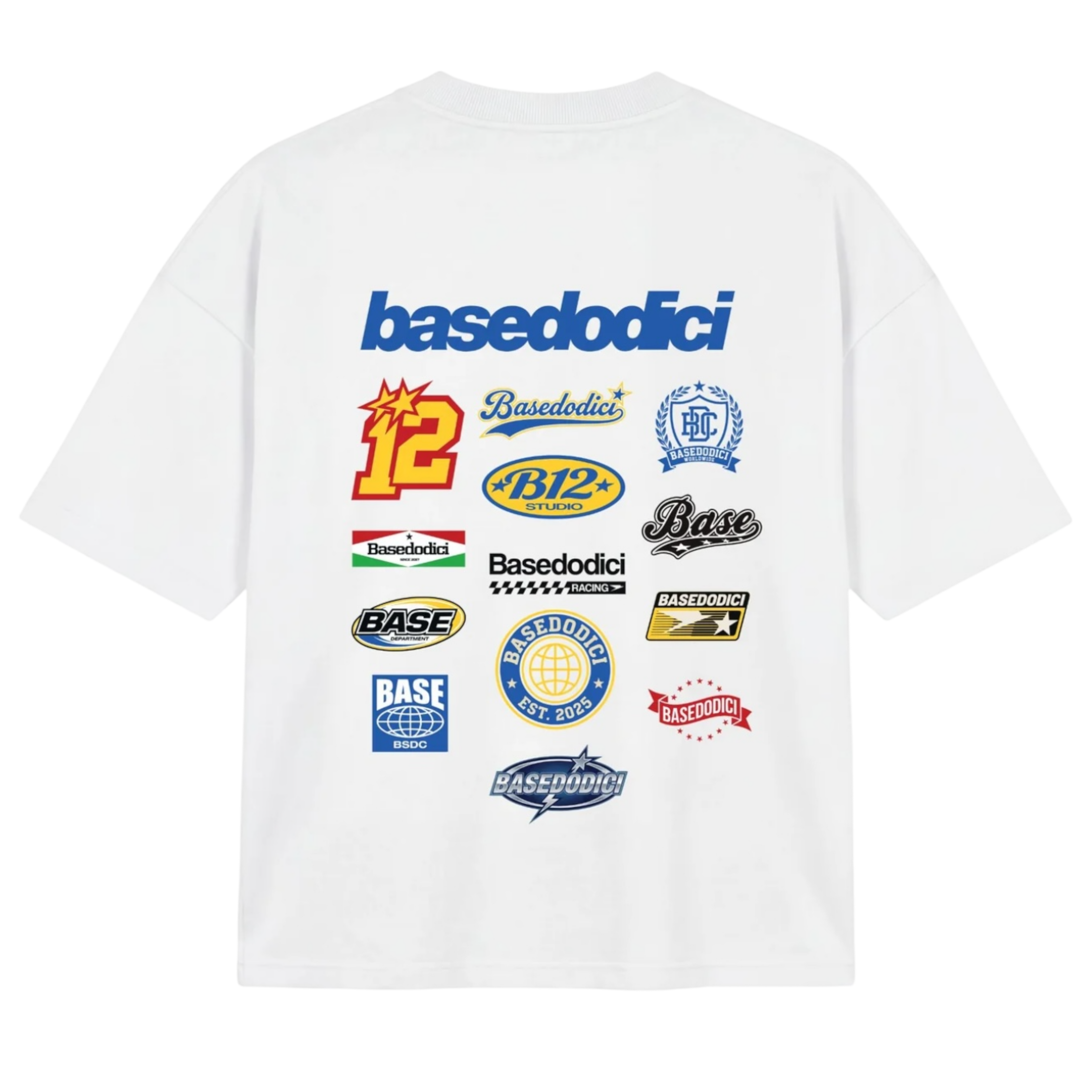 T-SHIRT "LAST DELIVERY" BACKLOGOS WHITE