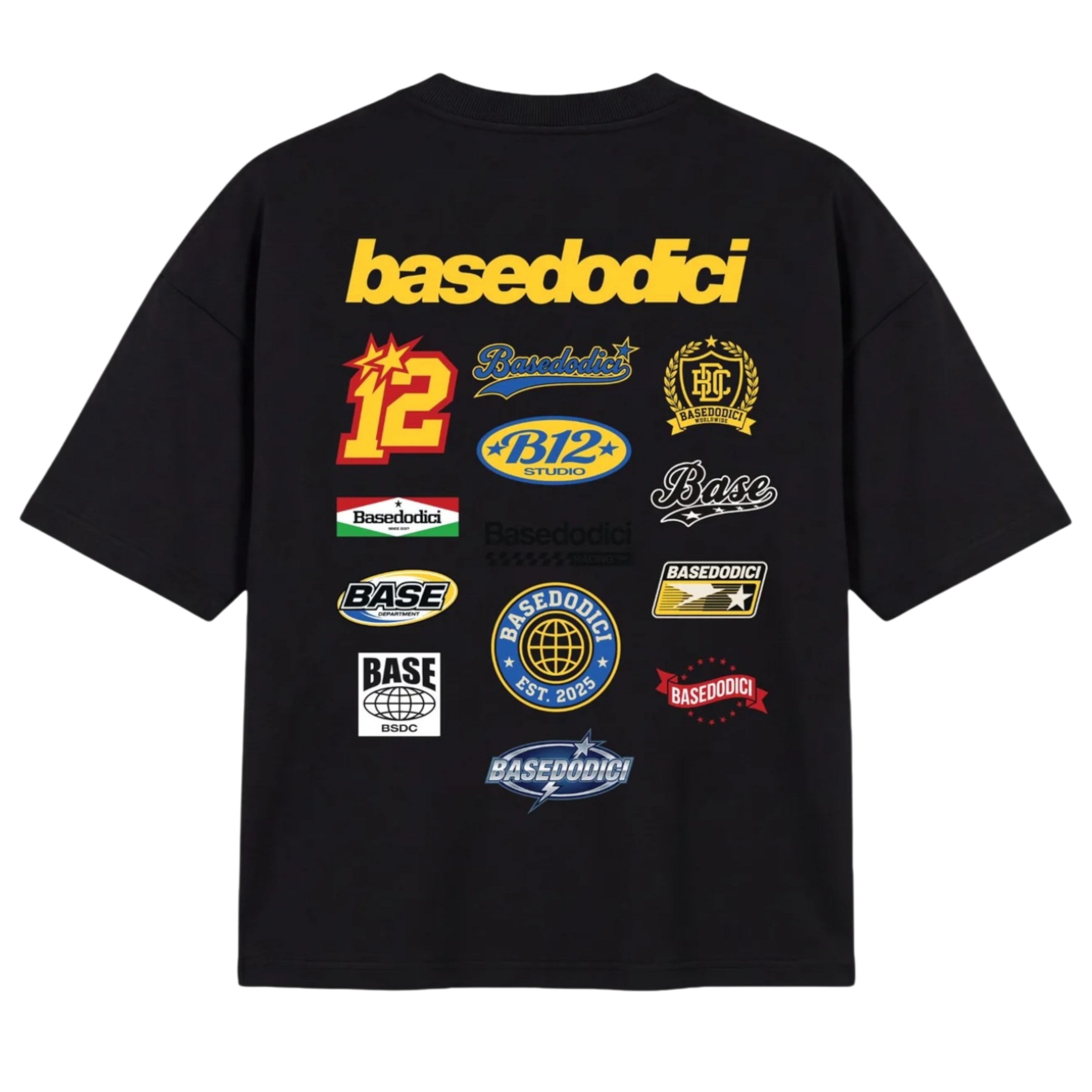 T-SHIRT "LAST DELIVERY" BACKLOGOS BLACK