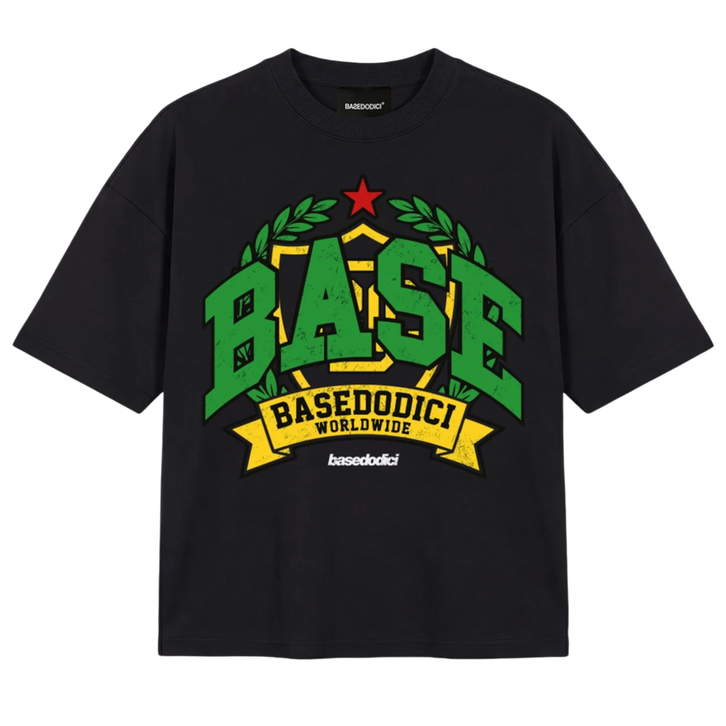 T-SHIRT "LAST DELIVERY" UNIVERSITY BLACK