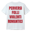 T-SHIRT FOLLI ROMANTICI WHITE/RED