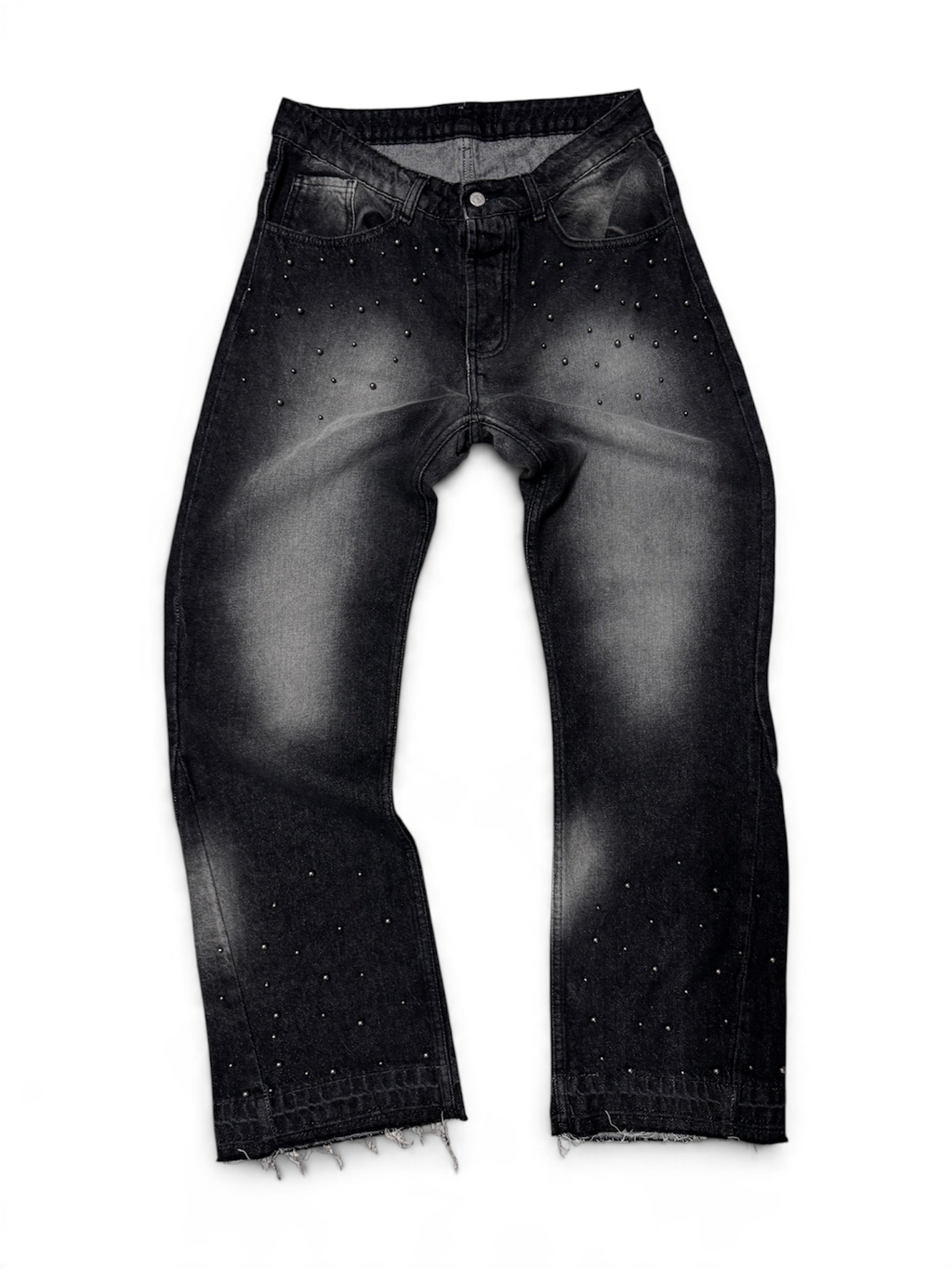 Flare Denim “Pearly” Black