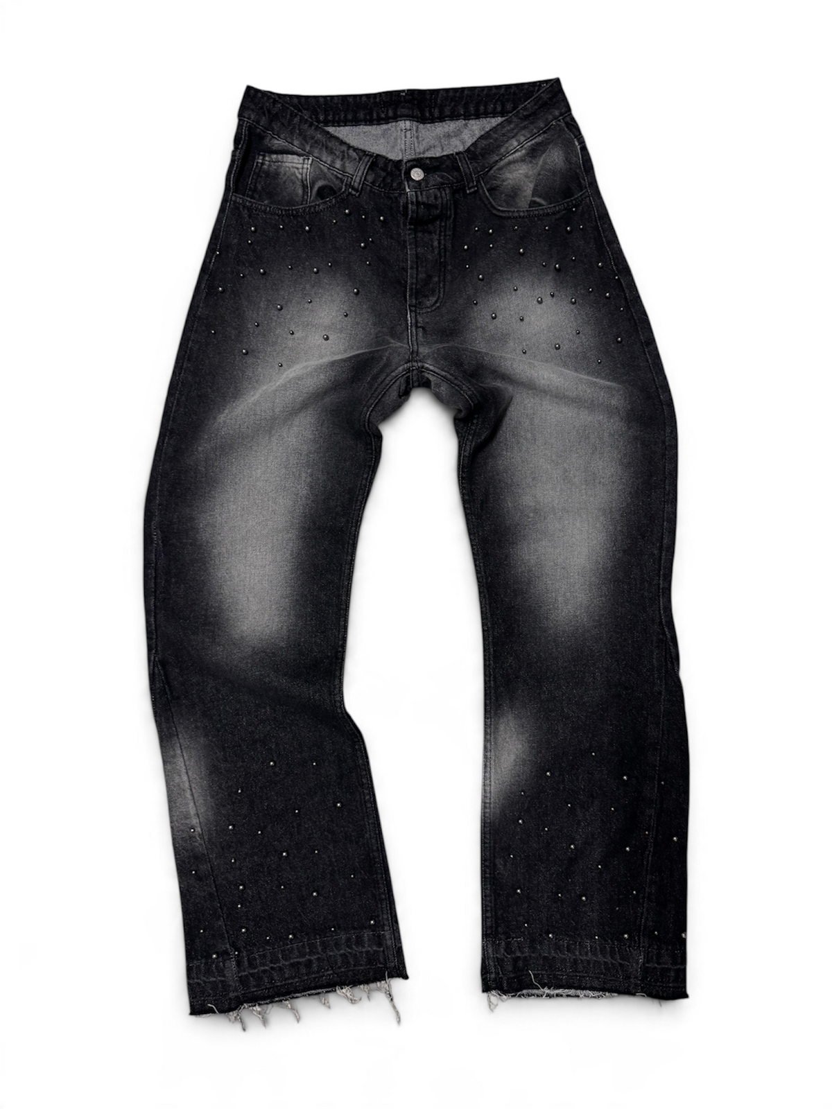 Flare Denim “Pearly” Black