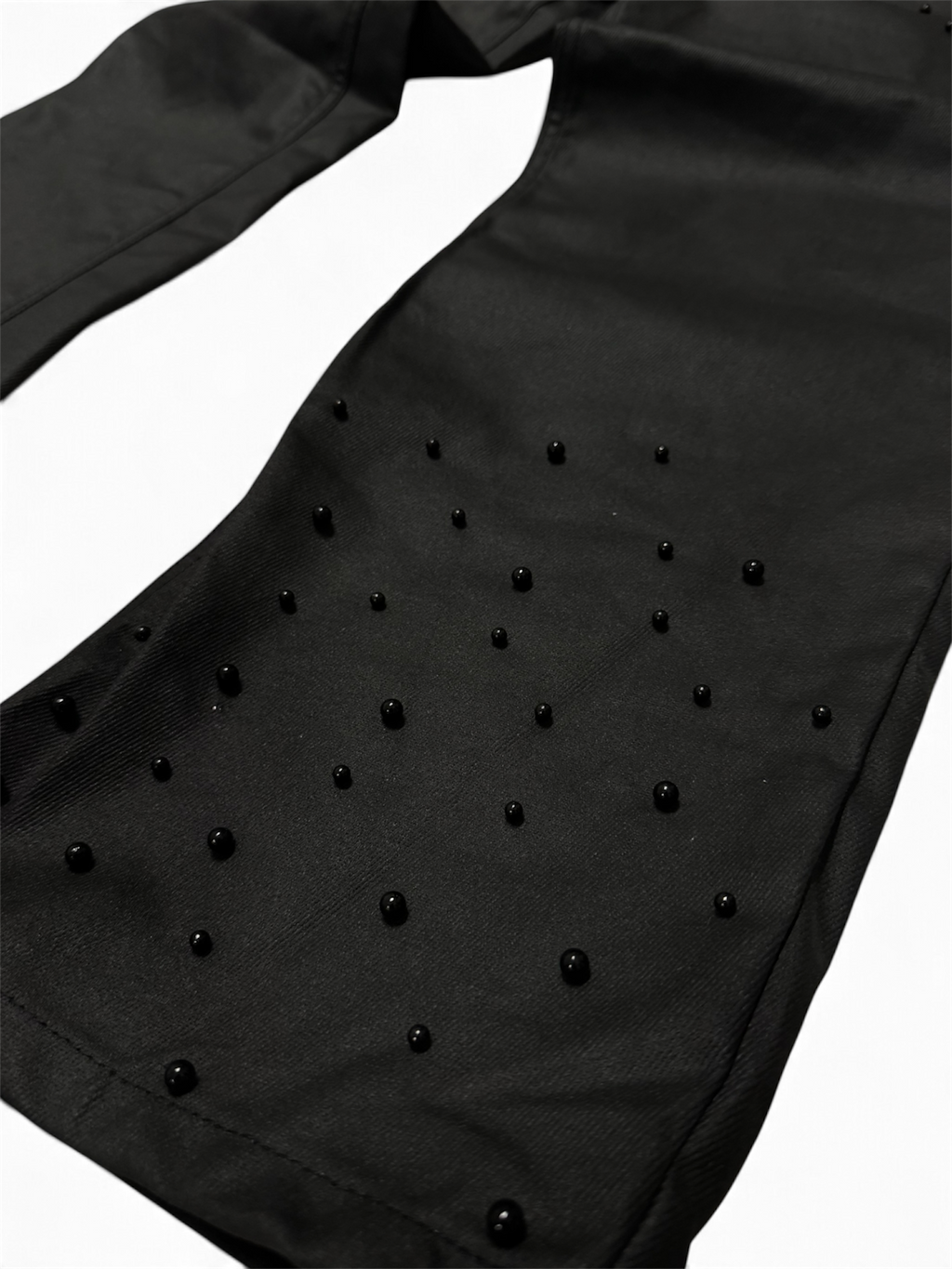 Leather Trousers “Pearly” Black