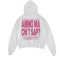 HOODIE "AMMO" CHI'T'SAP GLITTER WHITE