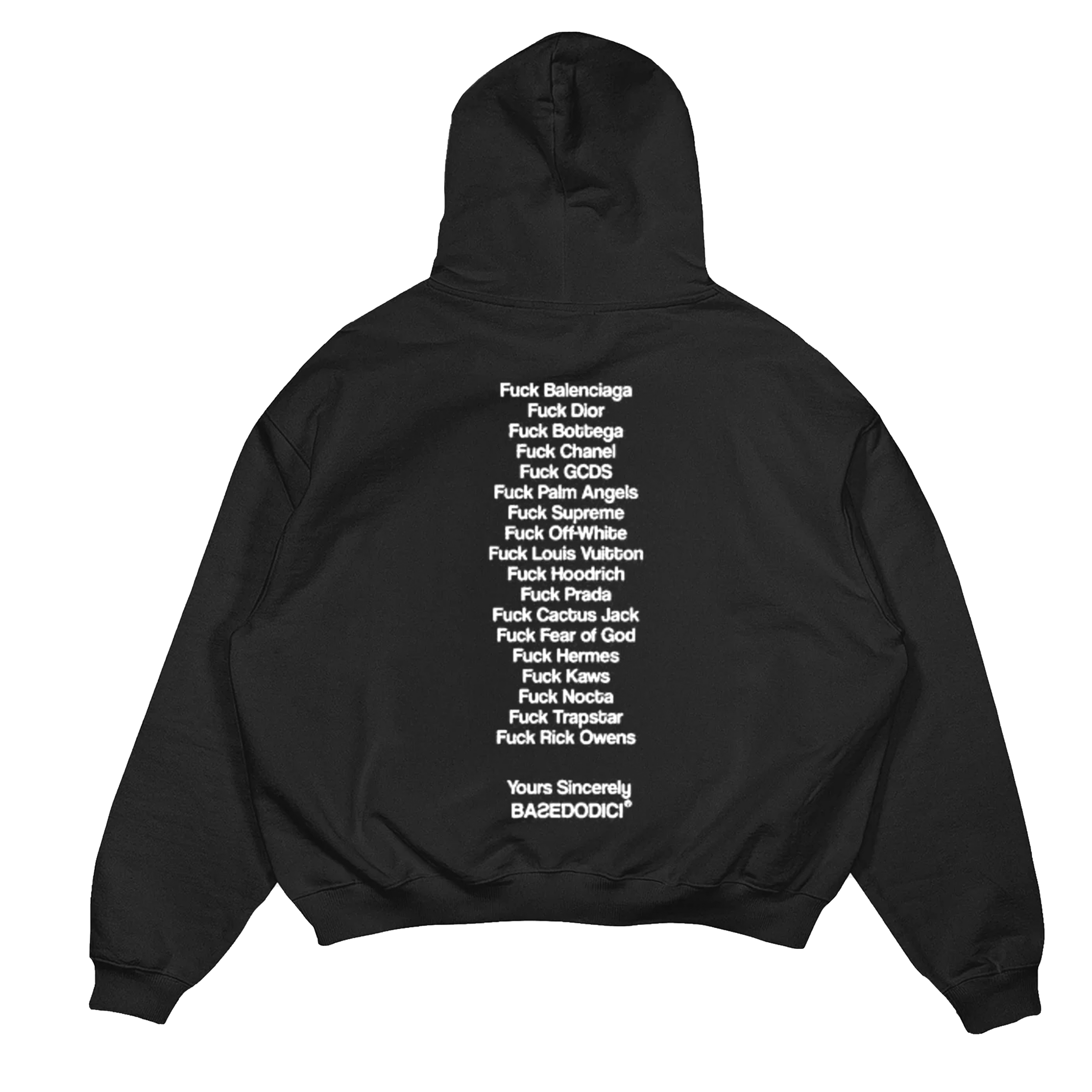 HOODIE F*CK BLACK