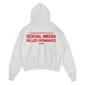 HOODIE “KILLED ROMANCE” WHITE/RED