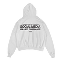 HOODIE “KILLED ROMANCE” WHITE/BLACK