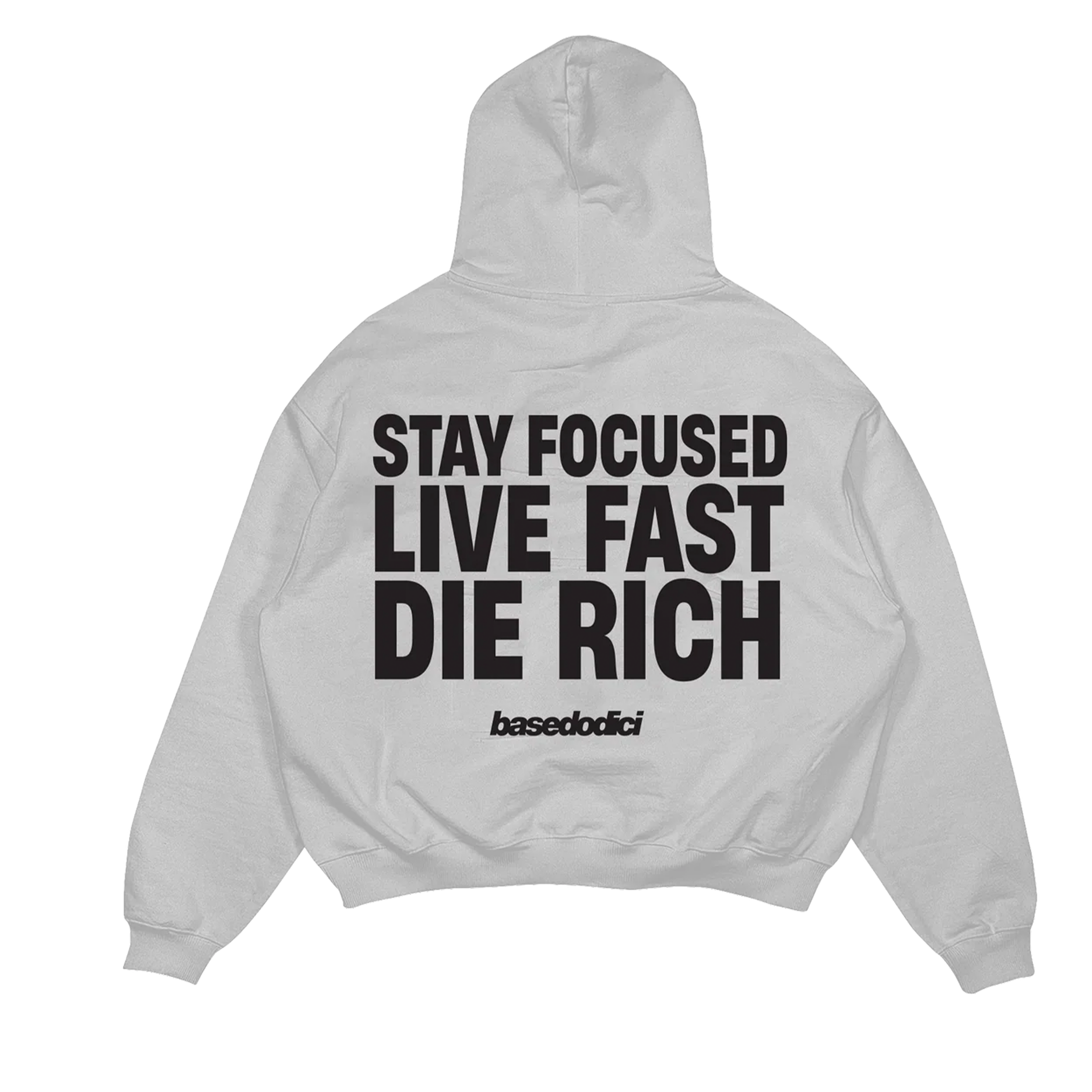 HOODIE STAY FOCUSED WHITE
