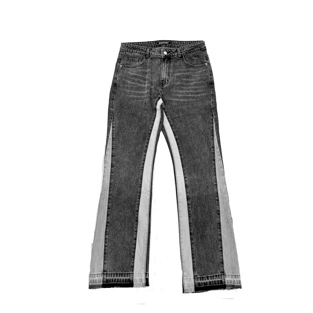 JEANS FLARE LINE GREY