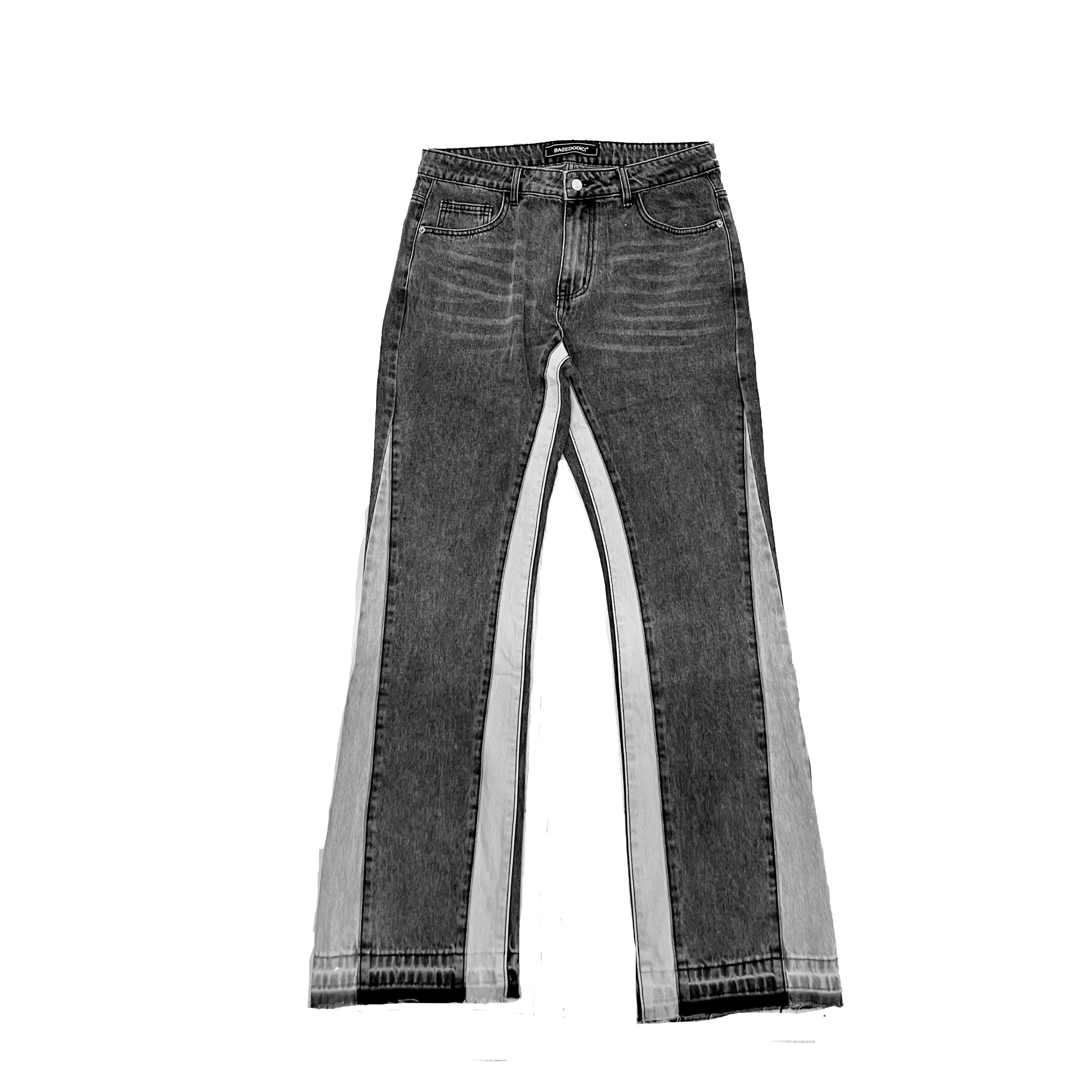 JEANS FLARE LINE GREY